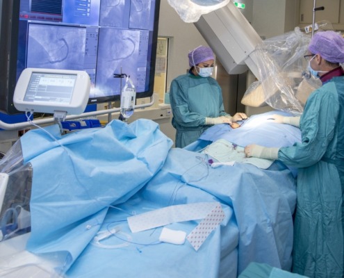 Operation in der 3. Medizinischen Abteilung