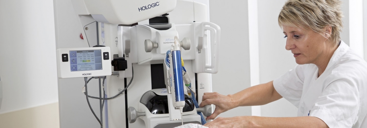 Untersuchung im Brustgesundheitszentrum