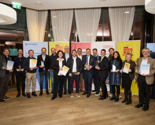 Bezirks-Medical-Award 2025 Gruppenbild der Preisträger*innen