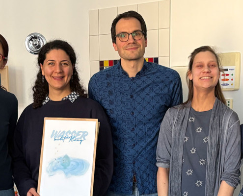 Gruppenfoto der Künstler der Universität für Musik und darstellende Kunst