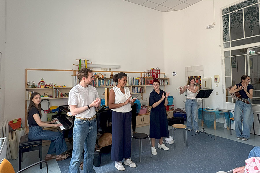 mdw-Konzert „Wasser sucht Klang“ in der Klinik Ottakring